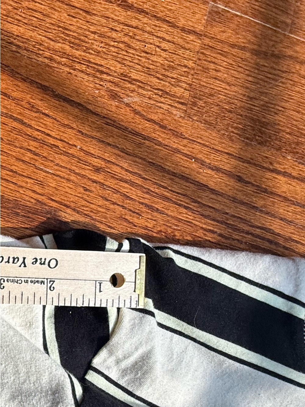 Dokotoo 2X Striped Crewneck Tee - Black & Cream stretch - Picture 8 of 11